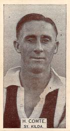 1933 Wills's Victorian Footballers (Small) #95 Harold Comte Front